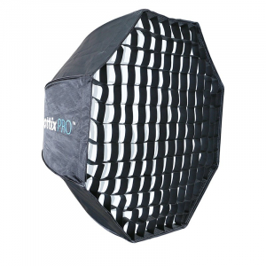 Studio/Lumini si accesorii - Phottix softbox octogonal tip umbrela Pro Easy-up HD 80cm  cu grid - pentru blitz extern