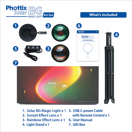 Phottix Solar BG Magic Light Kit Set [14]