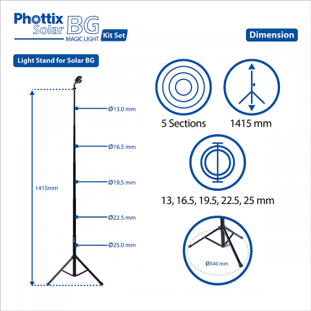Phottix Solar BG Magic Light Kit Set [11]