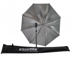 Umbrele - Phottix umbrela reflexie 84 cm (argintiu interior - negru exterior)