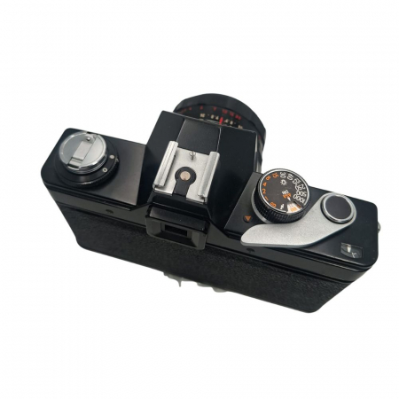Praktica LLC + Oreston 50mm f/1.8 – Cameră SLR pe film 35mm cu obiectiv luminos Meyer-Optik Görlitz [1]