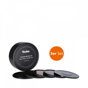 Filtre Filet - Rollei 72mm Set 3 Filtre Neutrale (ND8 / ND64 / ND1000) PREMIUM