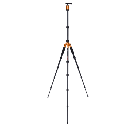 Rollei Compact Traveler No.1 - kit trepied + cap cu bila , negru / portocaliu [1]