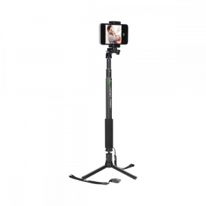 Selfie Stick - Rollei Smart Photo Selfie Stick cu suport de telefon si mini trepied , verde/negru