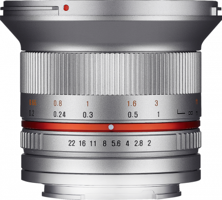 Obiective DSLR - Samyang 12mm f/2.0 NCS CS Fuji X (Silver) - Obiectiv foto Mirrorless Montura Fujifilm X