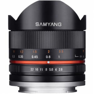 Samyang 8mm Fisheye F2.8 II Sony E negru [0]