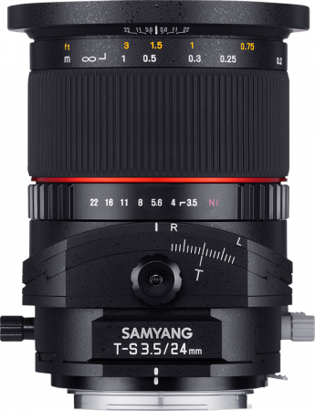 Obiective DSLR - Samyang Tilt/Shift 24mm f/3.5 ED AS UMC Canon EF - Obiectiv foto Tilt/Shift Montura Canon EF