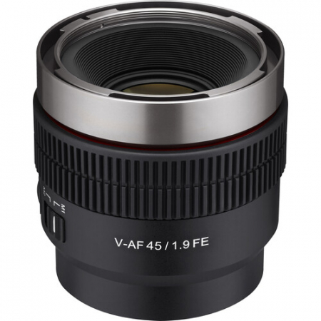 Obiective Cinematice - Samyang V-AF 45mm T1.9  - Obiectiv Cinema Samyang Montura Sony FE