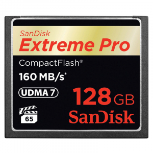 Carduri memorie - SanDisk Extreme Pro CF 128GB, 160MB/s (SDCFXPS-128G-GN6)