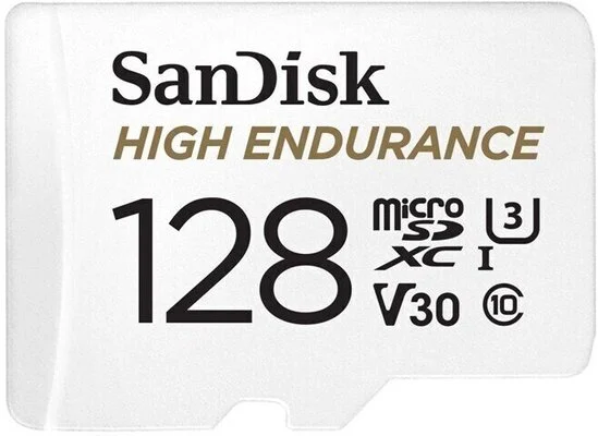 Carduri memorie - SanDisk HIGH Endurance MicroSDXC SDSQQNR-128G-GN6IA, 128 GB, U3, clasa 10, 100Mb/s+ adaptor SD