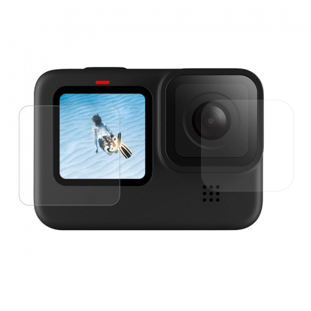 TELESIN GP-FLM-902 Set de folii de protecție a ecranului ultra transparente pentru Gopro9 [14]