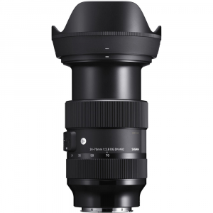 Obiectiv Sigma 24-70mm f/2.8 DG DN Art montat pe cameră Sony Alpha, perfect pentru fotografie de eveniment. [2]