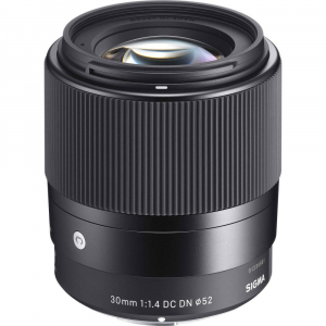 Obiective Mirorless - Sigma 30mm f/1.4 DC DN(C) Contemporary negru -  Obiectiv Mirrorless montura Canon RF