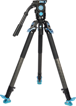 Sirui Videokit ST-124+VA-5 Trepied din carbon WPS cu cap video  Sirui Trepied din fibră de carbon cu 4 secțiuni Sirui ST124 și kit cap fluid VA-5 X - Trepied din carbon WPS cu cap video [11]