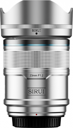 Obiective Mirorless - SIRUI AF 23mm f/1.2 Obiectiv Sniper APS-C - Obiectiv Mirrorless montura Sony E - SILVER