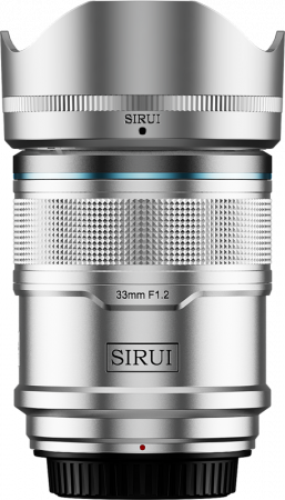 Obiective Mirorless - SIRUI AF 33mm f/1.2 Obiectiv Sniper APS-C - Obiectiv Mirrorless montura Sony E - SILVER