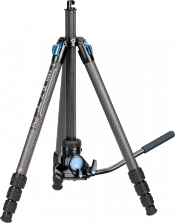 Sirui Videokit ST-124+VA-5 Trepied din carbon WPS cu cap video  Sirui Trepied din fibră de carbon cu 4 secțiuni Sirui ST124 și kit cap fluid VA-5 X - Trepied din carbon WPS cu cap video [9]