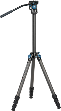 Sirui Videokit ST-124+VA-5 Trepied din carbon WPS cu cap video  Sirui Trepied din fibră de carbon cu 4 secțiuni Sirui ST124 și kit cap fluid VA-5 X - Trepied din carbon WPS cu cap video [11]