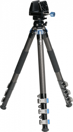 Trepiede si monopiede  - Sirui Tripod Kit Carbon with Gun Clamp & Leveling Base - Trepied de carbon cu clema Gun si nivela