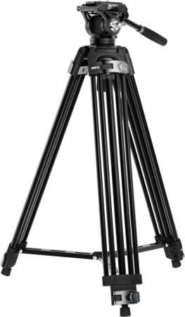 Sirui Video Tripod Kit EL-VT01 – kit trepied video aluminiu cu cap fluid bol 75mm side-loading quick release [6]