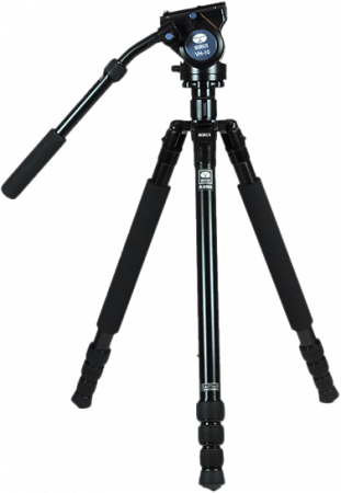 Trepied / Monopied Carbon - Sirui Videokit Trepied din aluminiu Sirui R-2004 cu cap video VH-10 - Trepied de Aluminiu