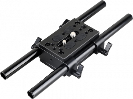 SmallRig 1798 Baseplate w/ Dual 15mm Rod Clamp - Placa de prindere cu cleme pentru slider [3]