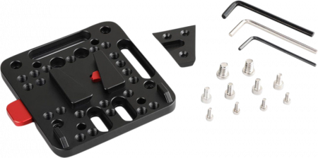 SmallRig 1846 V-Lock Assembly Kit - Placa de prindere in V pentru baterie externa pentru sisteme video complexe [7]
