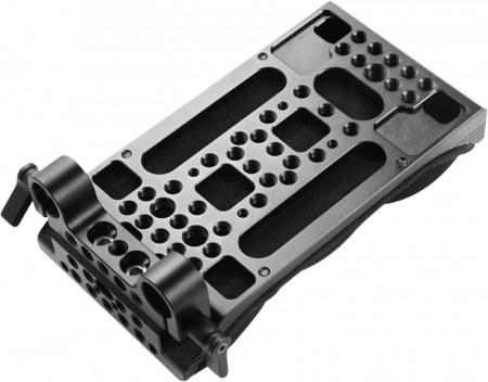 Accesorii diverse pt camere video - SmallRig 2077 Univ Shoulder Pad w/ 15mm RailBlock - Pernuta de umar pentru slider video