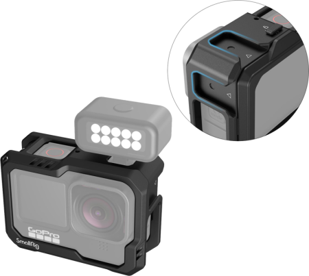 SmallRig 3083 Cage Black For GoPro Hero 9/10/11/12 - Carcasa de tip cage pentru  GoPro Hero 9/10/11/12 [9]