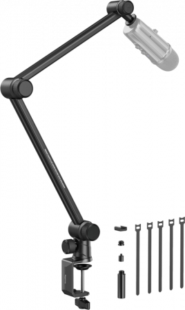 Accesorii diverse pt camere video - Smallrig 4303 Microphone Boom Arm Desk Mount - Brat de tip boom pentru microfon de studio