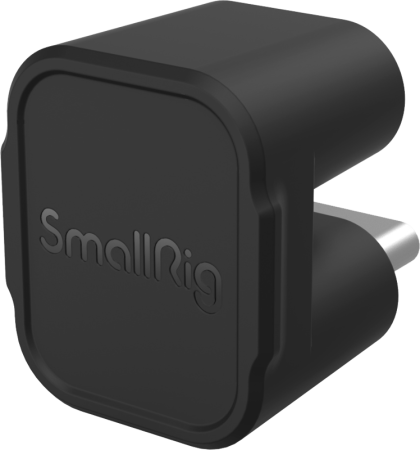 SmallRig 4406 Audio Single Adapter Type-C to Type-C – adaptor semnal audio USB-C (Type-C) la USB-C (Type-C), design angular 90° [45]