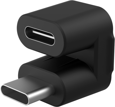 SmallRig 4406 Audio Single Adapter Type-C to Type-C – adaptor semnal audio USB-C (Type-C) la USB-C (Type-C), design angular 90° [52]