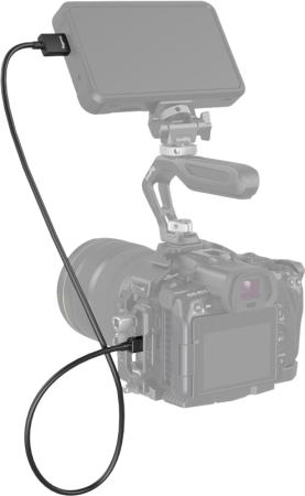 SmallRig 4795 Ultra-Slim 4K HDMI Data Cable D to A 100cm – cablu HDMI 2.0 ultra-subțire Micro HDMI (tip D) la Full HDMI (tip A), diametru 3.6mm [33]