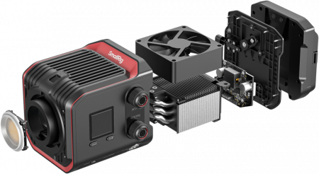 Descriere SmallRig 4897 RC 100B COB Kit Lampa Video LED cu Grip    SmallRig RC 100B Bi-Color LED Monolight ofera o combinatie de portabilitate extrema, iesire luminoasa variabila si functionalitati versatile intr-un corp compact, de dimensiuni reduse. Potrivit pentru creatori de continut si vloggeri, aceasta lumina cu o greutate de doar 0,68 kg si o flexibilitate de temperatura de culoare intre 2700-6500K ofera solutii ideale pentru filmari, fotografii, aplicatii in aer liber si proiecte in miscare.  Caracteristici Dimensiuni compacte, performanta ridicata Cu reflectorul mini inclus de 45°, RC 100B ofera o lumina de pana la 20.100 lux la 1 m (5600K) si 4.610 lux fara reflector.  Optiuni multiple de alimentare Porturi USB-C, DC si BP/mini XLR pentru alimentare flexibila. Compatibilitate cu baterii optionale V-mount si NP-F, suportand o alimentare PD de 140W. Alimentare posibila prin adaptorul AC-DC SmallRig de 130W (nu este inclus).  Culori precise Scoruri ridicate: CRI 97, TLCI 98, SSI 91 (3200K) si TM-30 Rf/Rg 97/102 asigura o redare exacta a culorilor. 12 efecte de iluminare Include 12 efecte de iluminare creative, cu suport pentru setari presetate rapide.  Control intuitiv Ecran LCD color de 1,3 inchi pentru monitorizare rapida. Doua butoane independente pentru ajustarea rapida a temperaturii de culoare si a luminozitatii. Control prin aplicatie si DMX Compatibil cu aplicatia SmallGoGo pentru control wireless. Suport DMX prin adaptor disponibil separat.  Sistem eficient de racire Sistem de racire independent dezvoltat de SmallRig, care asigura o eficienta termica optima. Compatibilitate extinsa Functioneaza cu modificatori de lumina SmallRig, precum softbox-uri parabolice si patrate. Compatibil cu accesoriile optionale: RA-D30, RA-D60, RA-R4545 si adaptor Bowens.  Design usor si robust Constructie din materiale PC si ABS ignifuge de calitate V-0, cu baza metalica intarita, reducand greutatea cu 30% fata de modelele din aliaj de aluminiu. Specificatii Greutate: 0,68 kg Temperatura de culoare: 2700-6500K Putere maxima: 140W (cu alimentare PD) [2]