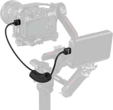 SmallRig 4963 Coiled HDMI Data Cable A to A - Cablu HDMI bobinat de la A la A [14]