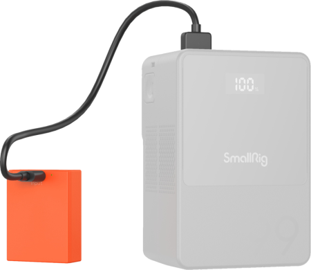 SmallRig 5088 USB-C Rechargeable Camera Battery NP-W126S  Orange - Baterie reincarcabila pentru camere Fuji ce folosesc baterii NP-W126S [20]