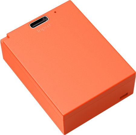 SmallRig 5088 USB-C Rechargeable Camera Battery NP-W126S  Orange - Baterie reincarcabila pentru camere Fuji ce folosesc baterii NP-W126S [3]