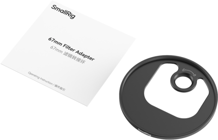 SmallRig 5172 Threaded Filter Adapter T-Mount 67mm - Adaptor de Filtru atasabil pentru Seria de Cage iPhone [14]