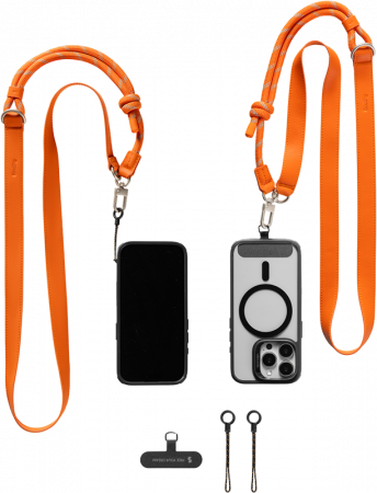 Accesorii Aparate Digitale - SmallRig 5300 FilMov Phone Shoulder Strap Orange - Curea de umar pentru telefoane mobile - ORANGE