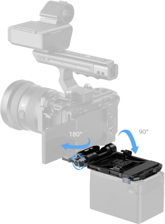 SmallRig 5315 Kit placă de montare a bateriei cu V-Mount Pro [3]