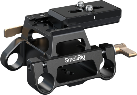 SmallRig 5365 Arca-Type Mount Plate Kit with 15mm Dual Rod Clamp [46]