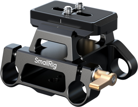 SmallRig 5365 Arca-Type Mount Plate Kit with 15mm Dual Rod Clamp [45]