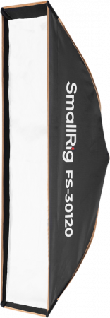 SmallRig 5370 Softbox Strip FS-30120 Quick-Setup Folding - Softbox 30 x 120 cm cu deschidere rapida si montura Bowens [3]