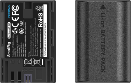 SmallRig 5409 Kit Baterie tip Replace si Incarcator pentru Canon LP-E6P [33]