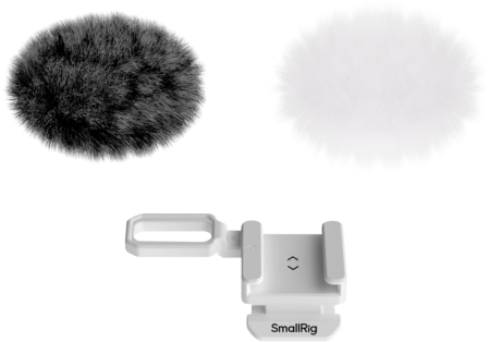 SmallRig 5434 Furry Windscreen Kit for Canon EOS R50 V (2pcs) - Sistem de atenuare a zgomotului pentru EOS R50 (doua bucati) [58]