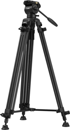 Trepiede si monopiede  - SmallRig 5441 AD14 Trepied de fibra de carbon, pentru sarcini mari