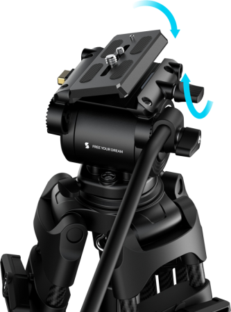 SmallRig 5443 FSD14 Trepied din fibră de carbon fiabil si usor ajustabil [3]