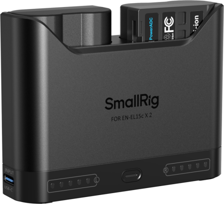 Kit Turbo SmallRig 5486: Încărcător Rapid + 2 Baterii Nikon EN-EL15c [26]