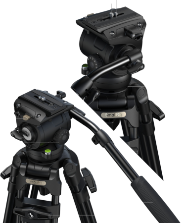 SmallRig 5579 FSD16 FreeSpeed Heavy-Duty Aluminum Alloy Tripod – trepied video profesional cu cap fluid integrat, sistem FreeSpeed desfășurare rapidă [2]