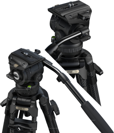 SmallRig 5580 FSD16 FreeSpeed Heavy-Duty Carbon Fiber Tripod – trepied video profesional fibră carbon cu cap fluid integrat, sistem FreeSpeed desfășurare rapidă [13]